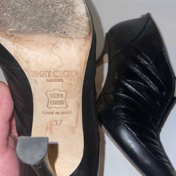 Jimmy Choo Kid Leather Booties - Picture 9 of 9